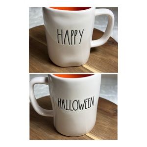 Rae Dunn Happy Halloween Coffee Mug NWOT